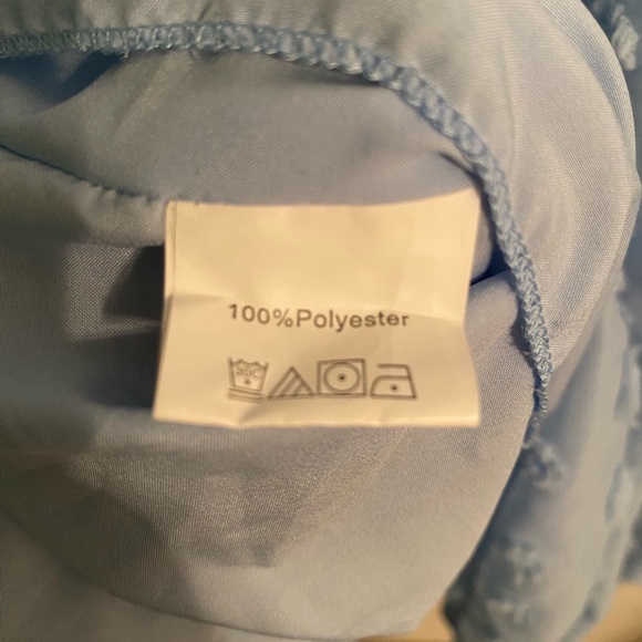 Kirundo Baby Blue Long Sleeve Dress (small) - Picture 5 of 5